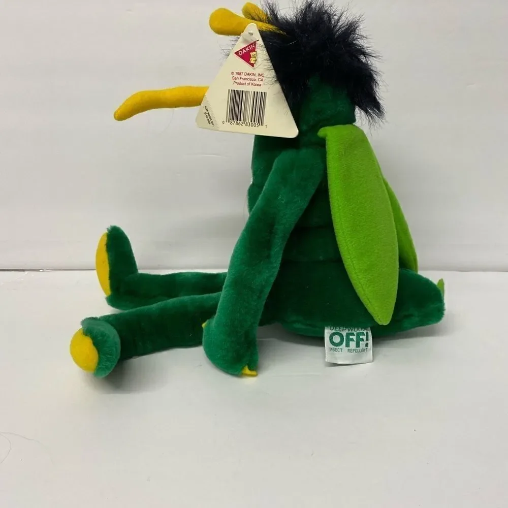 NWT vintage 1988 dakin Deepwoods off/mosquito 14 inch plush/advertising